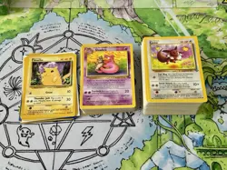 Pokemon Bulk WotC 200+ Card Vintage Lot Base-Fossil DMG-NM - Image 1