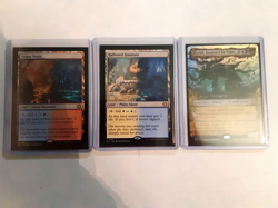 mtg 3 lorwyn cards 2 lands steam vents and hallowed fountain and 1 other card - Image 1