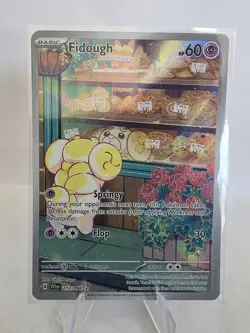 Pokemon TCG Fidough Scarlet & Violet Base Set Holo Illustration Card 213/198 - Image 1