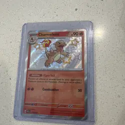 Pokemon TCG Charmeleon Holo Card Paldean Fates 110/091 - Image 1