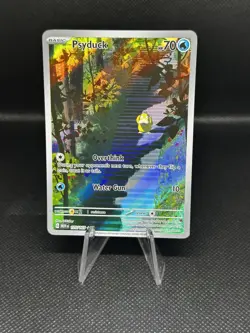 Pokemon TCG Scarlet Violet-151 Holo Illustration Rare Card Psyduck 175/165 - Image 1