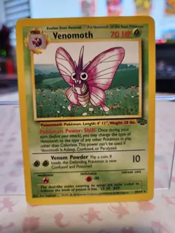Venomoth - 29/64 - Pokemon Jungle Unlimited Rare Card WOTC NM - Image 1