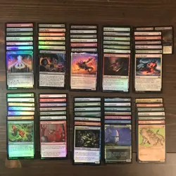 70 FOIL CARD LOT- Magic the Gathering NO DUPLICATES Various Sets NM-DMG MTG TCG - Image 1