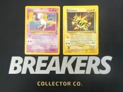 Wizards of the Coast (WotC) Black Star Promo Pokemon Card Lot: Electabuzz & Mew - Image 1