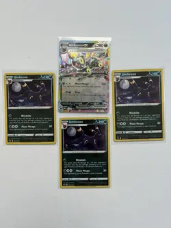 Pokemon TCG Umbreon Card Lot | 4 Cards | Prismatic Evolution, Black Star Promo - Image 1