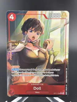 Doll (Alt Art) OP11-008 | A Fist of Divine Speed | One Piece TCG Card | English - Image 1