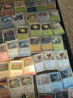 Pokemon 151 Japanese Pokeball Reverse Holo Lot. 121 Cards. All NM With Sleeves - Image 5