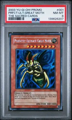 Perfectly Ultimate Great Moth (The Sacred Cards) TSC-001 Video Game Promo PSA 8 - Image 1