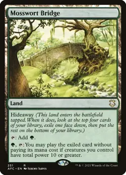 ~1x Mosswort Bridge x1 ~NM~ AFC Magic the Gathering MtG~ - Image 1