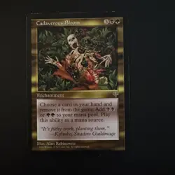 Magic The Gathering Mirage Cadaverous Bloom # Lightly played - Image 1