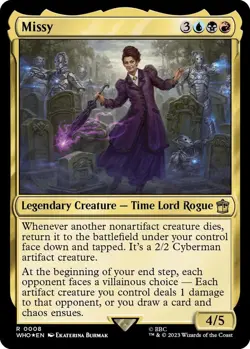 NM Foil Missy, MTG, Doctor Who, Magic the Gathering, 8 - Image 1