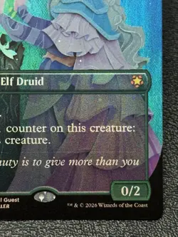 Devoted Druid 0138 - Borderless Foil - Magic the Gathering: Lorwyn Eclipsed - NM - Image 4