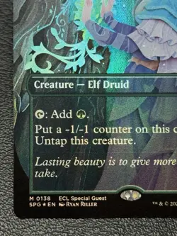 Devoted Druid 0138 - Borderless Foil - Magic the Gathering: Lorwyn Eclipsed - NM - Image 5