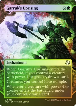 MTG Garruk's Uprising Wilds of Eldraine: Enchanting Tales 0053 Foil Uncommon - Image 1