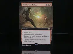 Brotherhood's End #335 R (Extended Art) (Non-Foil) - Brothers' War MTG - Image 1