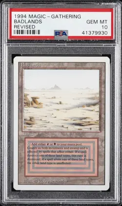 1994 MTG REVISED BADLANDS PSA 10 - Image 1