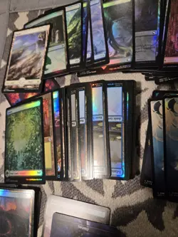 MTG 460 FULL ART BASIC LAND LOT FOILS NM MAGIC THE GATHERING! - Image 4