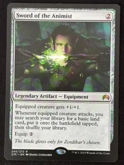 1x MTG Sword of the Animist - Magic Origins (ORI) #240 - Magic the Gathering - Image 1