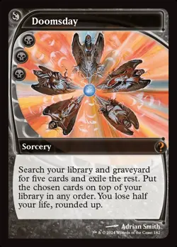 Doomsday 1x MtG Mystery Booster 2 Future Sight Border MB2 SP/NM - Image 1