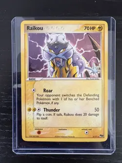 Raikou 3/17 - POP Series 2 Promo Pokemon Holo Foil Rare LP - Image 1