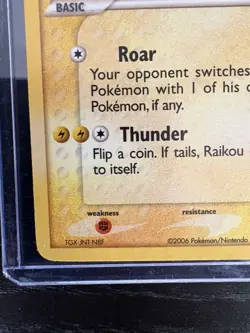 Raikou 3/17 - POP Series 2 Promo Pokemon Holo Foil Rare LP - Image 5