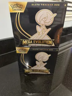 Pokemon TCG Mega Evolution Elite Trainer Boxes Gardevoir ETB X2 - Image 1