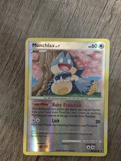 Munchlax Reverse Holo Majestic Dawn 2008 Pokemon TCG Card #68/100 - Image 1