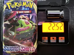 Pokemon Sword and Shield Base Set Booster Pack Sealed 22.52g 3.69mm - Image 1
