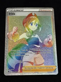 Pokemon TCG Trainer Irida Secret Rare Astral Radiance Full Art 204/189 - Image 1