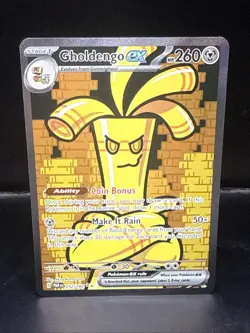 Pokemon TCG Gholdengo EX 252/182 Sv04: Paradox Rift Special Illustration Rare - Image 2