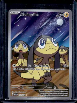 2025 Pokemon Mega Evolution Helioptile Illustration Rare #143/132 - Image 1