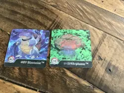 Pokemon 1999 Artbox Action Flipz - Series One lot of 2 03 &18 - Image 1