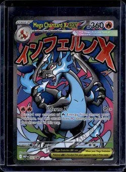 2025 Pokemon Black Star Promos Mega Charizard X ex #023 - Image 1