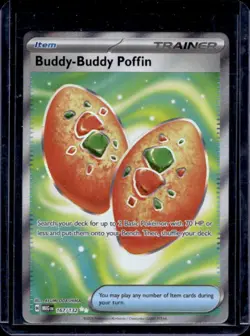2025 Pokemon Mega Evolution Buddy-Buddy Poffin Ultra Rare #167/132 - Image 1