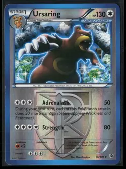Pokemon - Ursaring 76/101 Reverse Holo Plasma Blast MP - Image 1