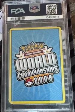 2008 Pokemon Promo Jolteon - Gold Star Wrld.Champ - Psychic Lock #101 - Image 2