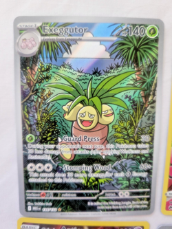 Pokemon 9 Lot ALL FULL ARTS! Holos Rares Promos Dugtrio, Exeggutor, Feebas (LP) - Image 3
