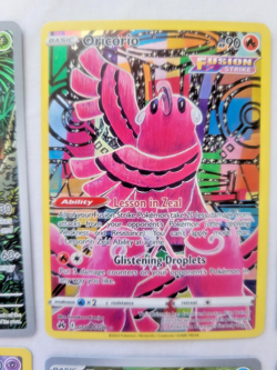 Pokemon 9 Lot ALL FULL ARTS! Holos Rares Promos Dugtrio, Exeggutor, Feebas (LP) - Image 4