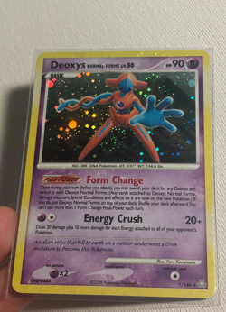 Deoxys 1/146 Legends Awakened Holo Bleed NM - Pokemon TCG Diamond & Pearl Era - Image 1