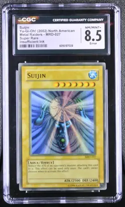 Suijin MRD-027 Metal Raiders Super Rare Unlimited Yu-gi-oh! CGC 8.5 *028 - Image 1