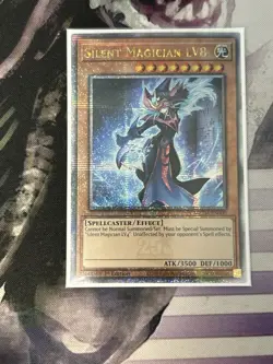 YuGiOh! Silent Magician LV8 [MZTM-EN000] Quarter Century Secret Rare NM - Image 1
