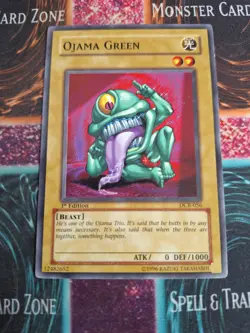 Yu-Gi-Oh! TCG Ojama Green Dark Crisis DCR-056 Common 1st Edition Near Mint a1/ - Image 1