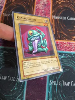 Yu-Gi-Oh! TCG Ojama Green Dark Crisis DCR-056 Common 1st Edition Near Mint a1/ - Image 2