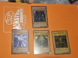 Yugioh Gate Guardian Set Secret Rare Super Rare MRD Kazejin Suijin Sanga Thunder - Image 1