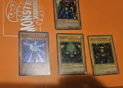 Yugioh Gate Guardian Set Secret Rare Super Rare MRD Kazejin Suijin Sanga Thunder - Image 2