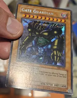 Yugioh Gate Guardian Set Secret Rare Super Rare MRD Kazejin Suijin Sanga Thunder - Image 5