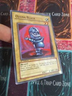 Yu-Gi-Oh! TCG Ojama Black Invasion of Chaos IOC-002 Common 1st Edition Near Mint - Image 2