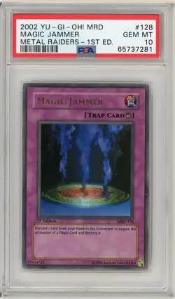 Magic Jammer MRD-128 1st Edition Ultra Rare Yugioh PSA 10 *281 - Image 1