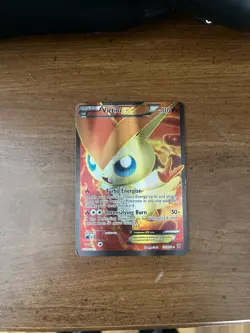 Victini EX 131/135 Plasma Storm Full Art Ultra Rare Holo Pokemon TCG Card - Image 2