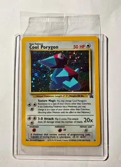 Pokemon TCG Card - Cool Porygon Promo Card Black Star #15 (SEALED!!) - Image 1